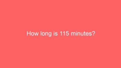 How long is 115 minutes?