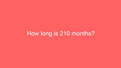 How long is 210 months?