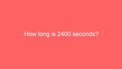 How long is 2400 seconds?