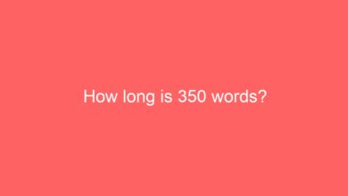 How long is 350 words?