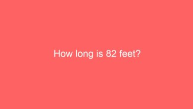 How long is 82 feet?