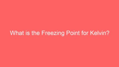 What is the Freezing Point for Kelvin?